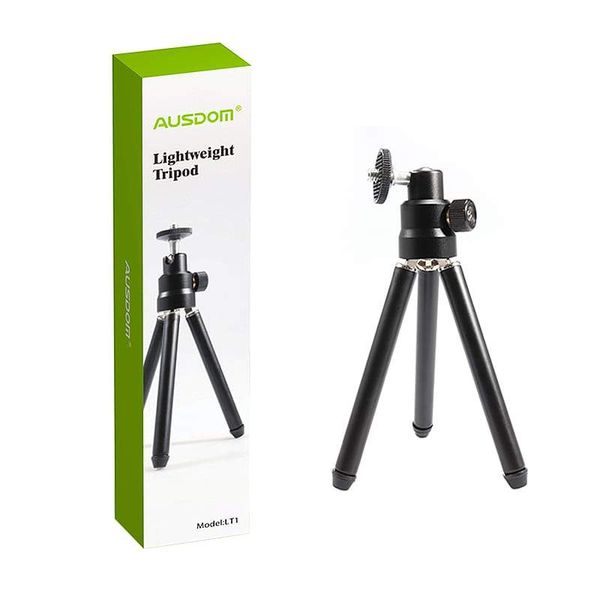 AUSDOM LT1 portable and lightweight mini Tripod for Ausdom webcam.