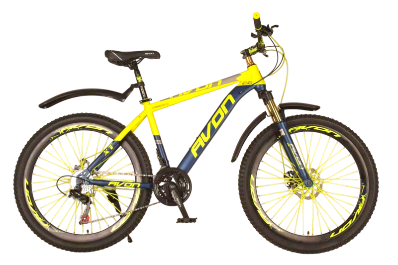 Avon - Kids Gear Cycle Bike with Suspension High Rim Colouring - 24 Inch
