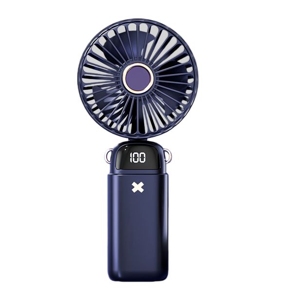 New Wall-Mount&amp;Handheld Foldable Min Fan with Base,5 Speeds, 90 Ajustable