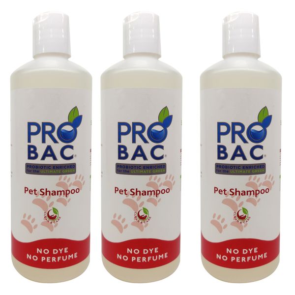 Probac Pet Shampoo - 3x 500ml Bundle