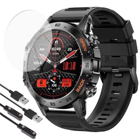 FocusFit K52 1.39" Military Tactical Sport Smart Watch Fitness Tracker Image