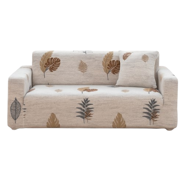 Stylish and Decorative Elastic Couch Covers - Leaves