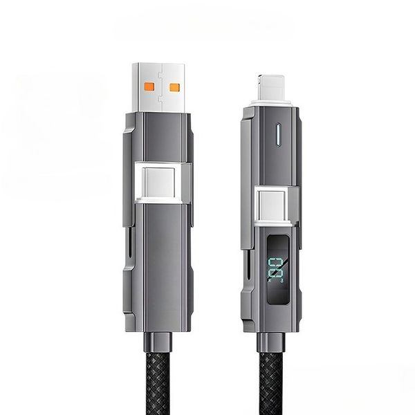 65w Four-in-One Suitable for PD Super Fast Charge Mobile Phone Data Cable