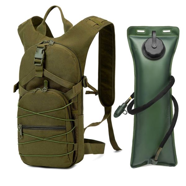3L Tactical Hydration Backpack Splashproof Hiking Adventure Water Bladder