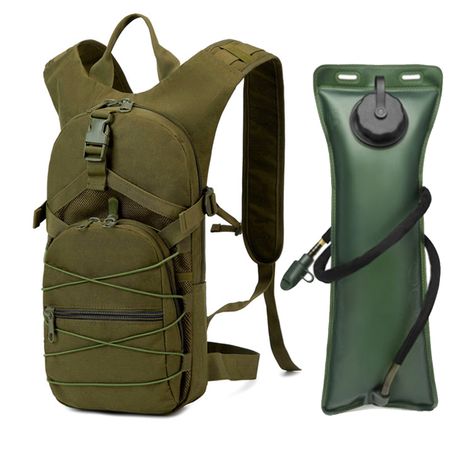 3L Tactical Hydration Backpack Splashproof Hiking Adventure Water Bladder Image