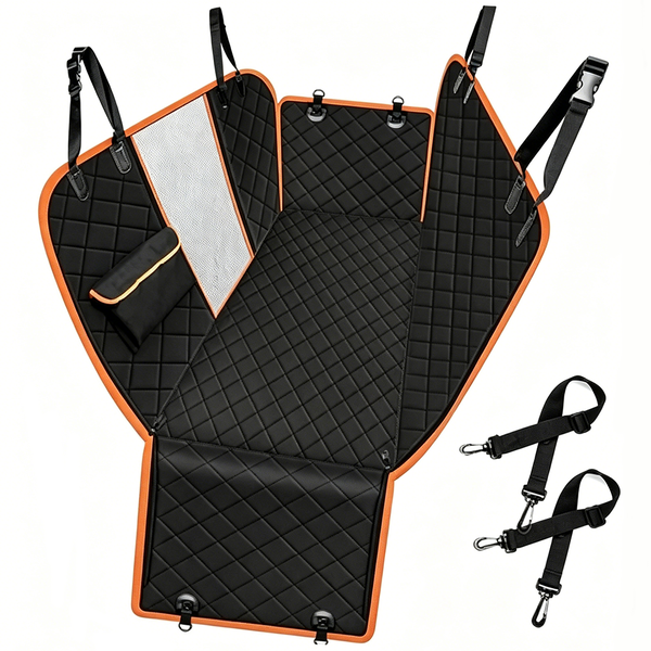 Waterproof Pet Car Seat Cover Wear Resistant Fabric Back Seat Guard