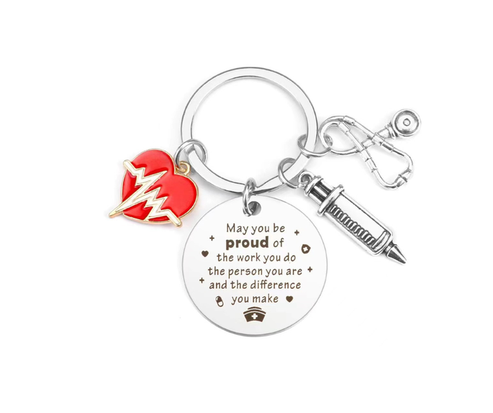 Medical Nurse Doctor Appreciation Keyring Novelty Gift Mini Hanging Charms