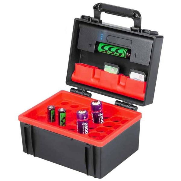 LensGo D750B Battery and SD Card Hard Case