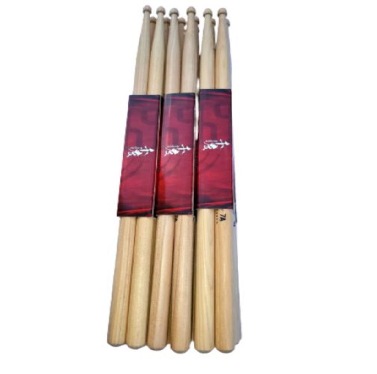 12 Pairs American Hickory Drum Sticks 7A