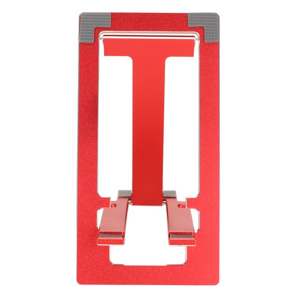 Phone Holder Folding Table Stand Aluminium Alloy Desktop Portable Red