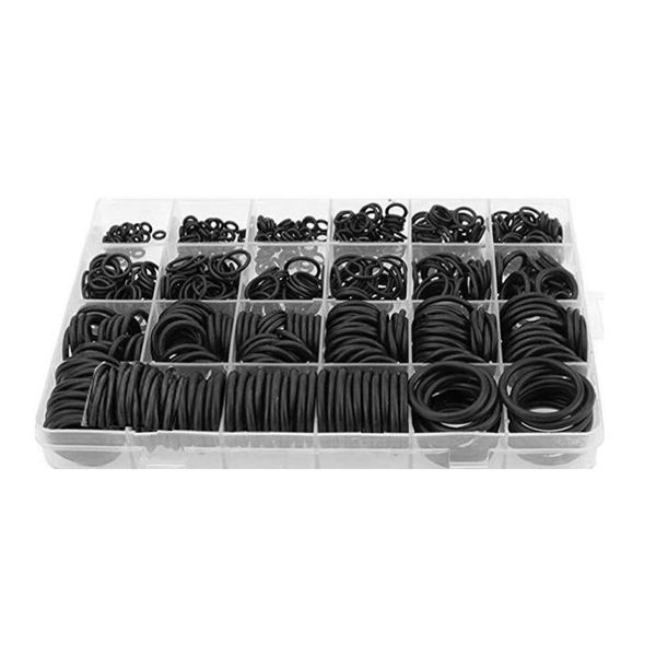 740Pcs Rubber O-Ring Kit 24 Sizes Seals for Garages Ordinary Plumbers