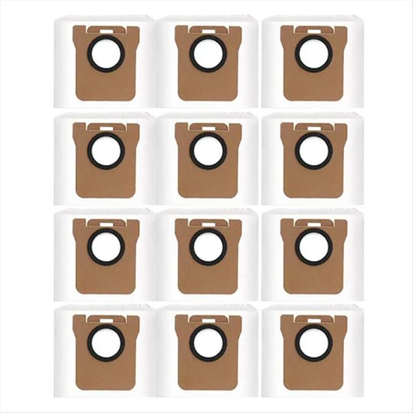12 Pcs Dust Bags for M30 Pro/C107 Robot Vacuum Cleaner