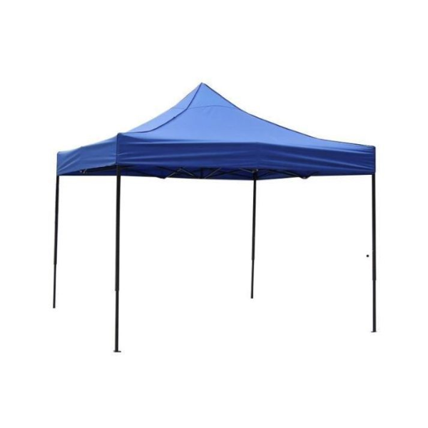 Milside Craft Foldable Pop Up Gazebo Tent Canopy - Blue - 3m x 3m