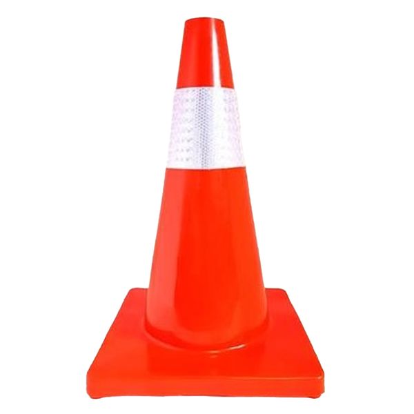 Traffic Cone, Soft PVC, 70cm High - Pack of 6