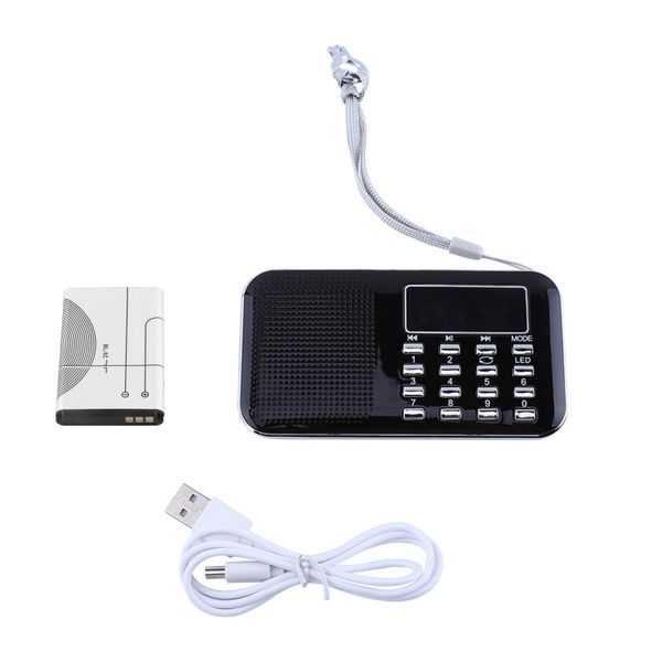 Mini Portable LCD Digital AM/FM Radio Stereo Audio Speaker Music Player