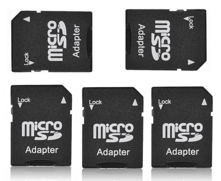 Micro SD Card to SD Card mmc to SD Converter Adapter Pack of 5