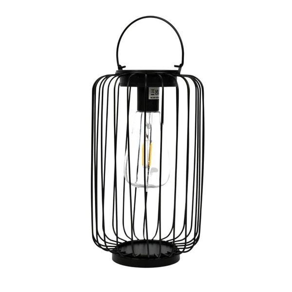 H&amp;S - Solar Metal Lantern - Design 3