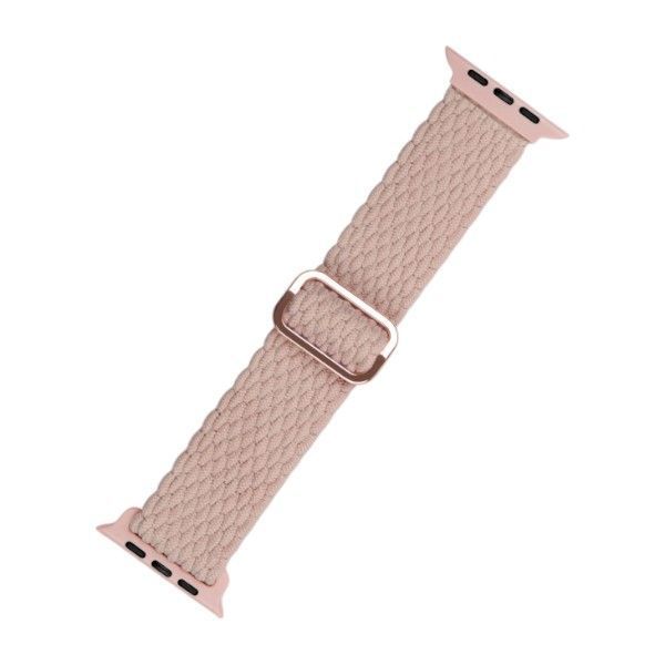 Adjustable Braided Nylon Smartwatch Band - Pink - 42/44/45/49mm