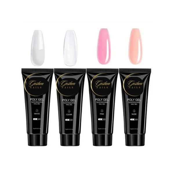 Polygel Nail Extension Kit - 4 Colors (30ml) each