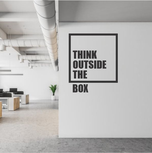 CreateSA - Think Outside The Box Wall Decals