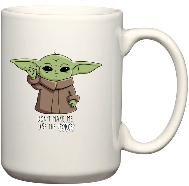 Don't Make Me Use My Force Yoda Star Wars Birthday Christmas Gift Mug