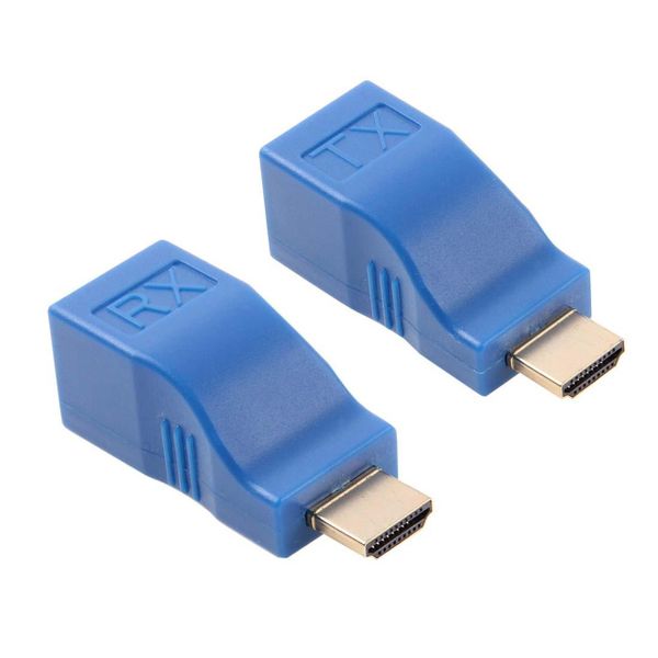 HDMI To RJ45 Extender Adapter Receiver &amp; Transmitter By Cat 5E/6 Cable PK