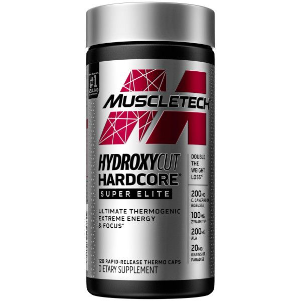 MuscleTech Hydroxycut Hardcore Super Elite - 120 Capsules