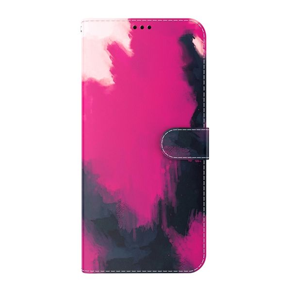 Watercolour Series Flip Cover with Card Slots Compatible with iPhone 13 Mini 5.4 inch 2021