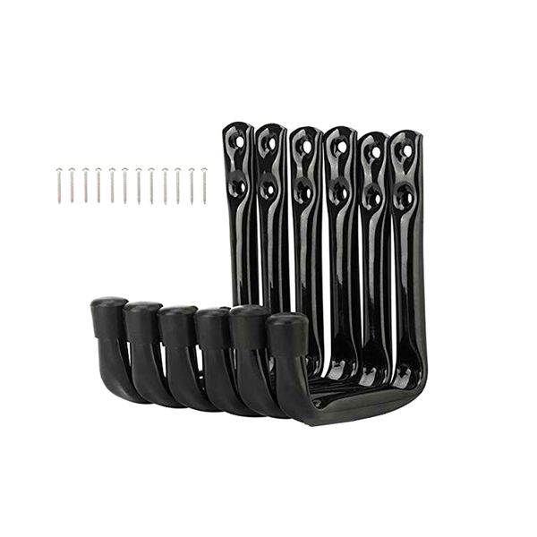 6 Piece Heavy Duty Garage Storage Utility Hooks For Garage Wall