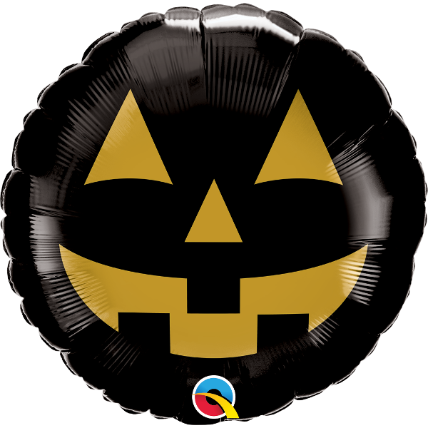 18 Inch Foil Black &amp; Gold Jack Face