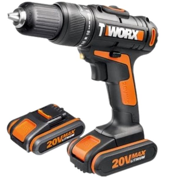 Worx - Impact Drill Driver 20V Li-Ion 2.0Ah Kit