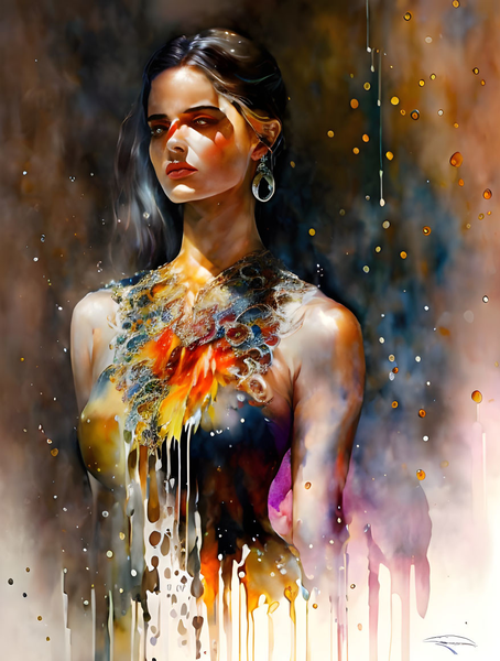 Canvas Wall Art Decor - Cold Stare Artwork