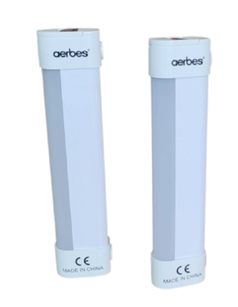 Aerbes AB-YJ02 Rechargeable Magnetic 20W Emergency Tube Light 2 Pieces