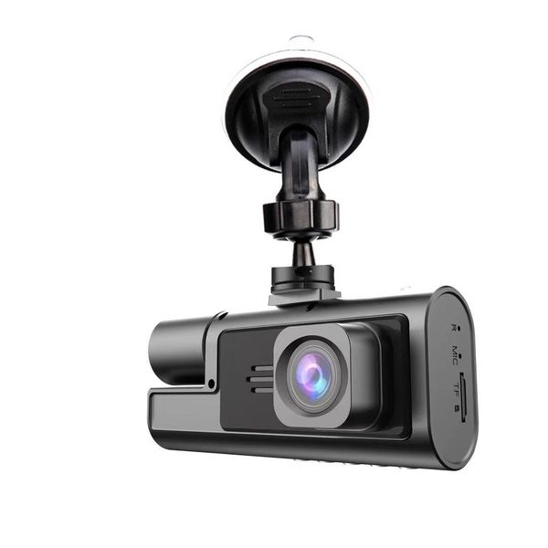 Dual Dashcam Camera HD 1080P Triple Lens Reverse Park Monitor Car DVR 1080P