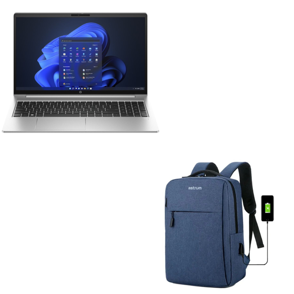 HP ProBook 450 G10 Laptop - i5 512GB SSD 8GB RAM Win 11 Pro + Backpack