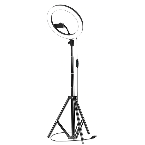 Totland 26 cm Dimmable LED Ring Light With Tripod