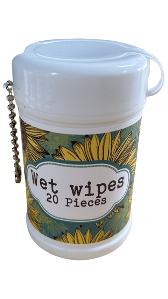 Handy Wet Wipes in Container