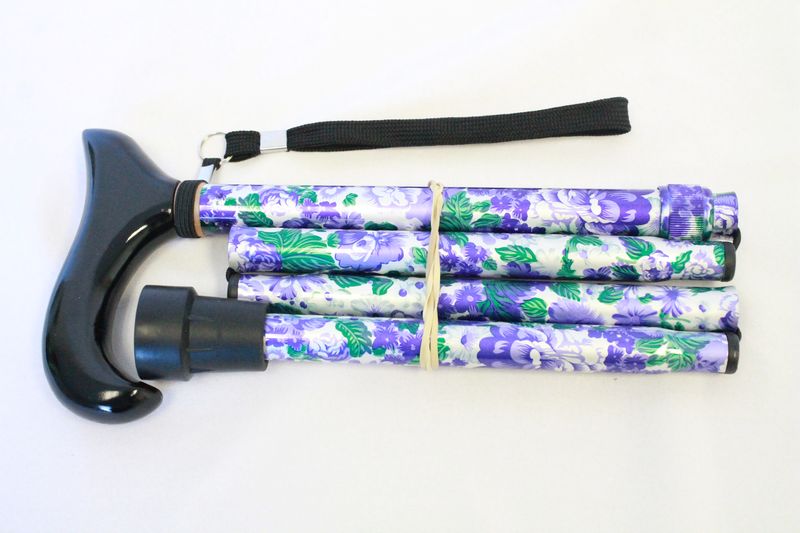 Winfar Folding Walking Stick-Floral