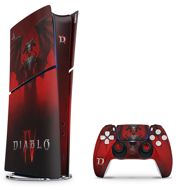 Decal Skin Compatible with PS5 Slim Digital - Diablo IV (Decal Only)