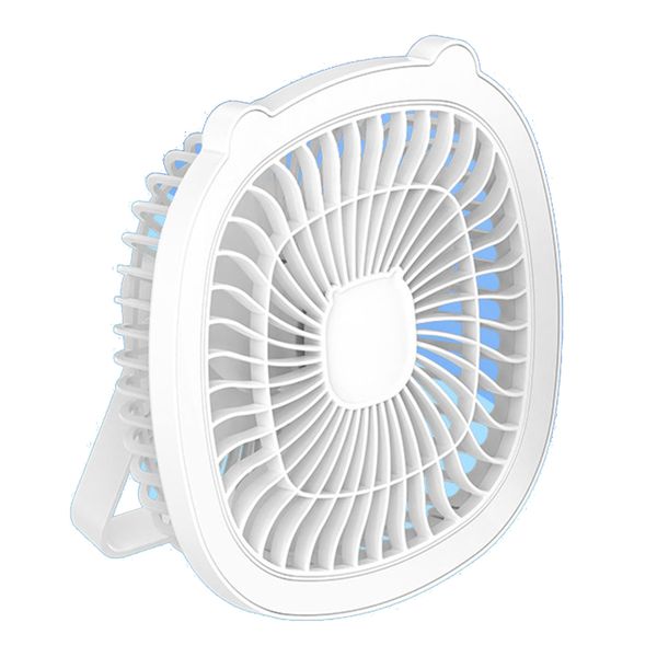 Desk Fan With Light White image