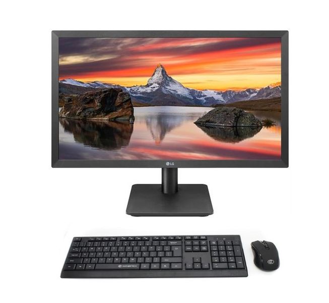 LG Monitor 21.5" Full HD 1080p + Keyboard and Mouse - Value Buy