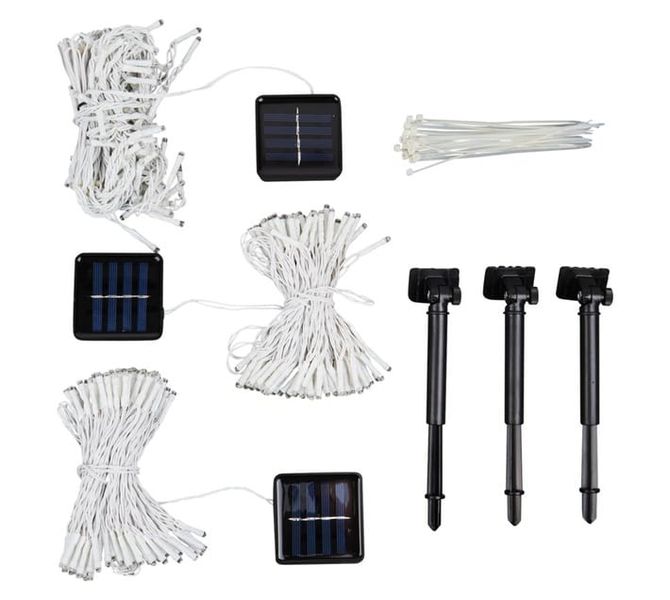 Snowing Icicle 480 Light LED String Lights - White