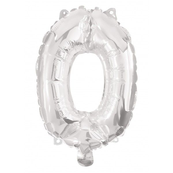 37 Inch Air-Helium Silver Foil Balloon 0