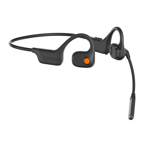 DG09 Bone Conduction BT Headset: Open Talk, Noise Canceling, 270 Rotating Mark Bar, Long Battery Life