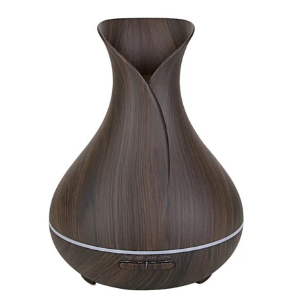 Mahogany Color Andowl Vase Shape Essential Oil Aroma Diffuser Q-T58