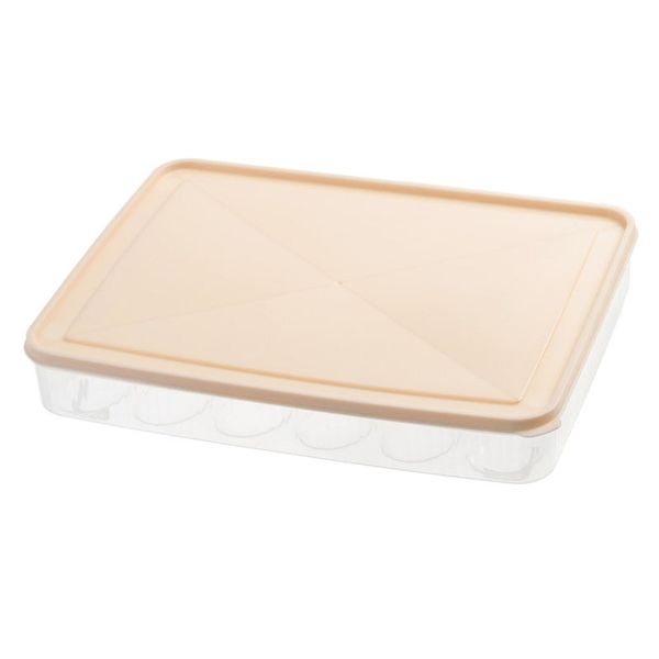 Clear Plastic Egg HolderFridge Pantry Fresh Keeping Egg Organizer 24 Slots