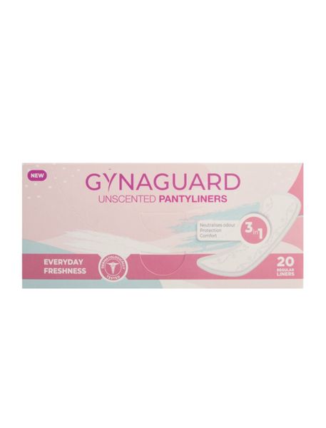 Gynaguard Panty Liner Fragrance Free 20's