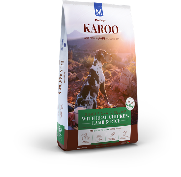 Montego Karoo - Large to Giant Breed Puppy Food Chicken &amp; Lamb