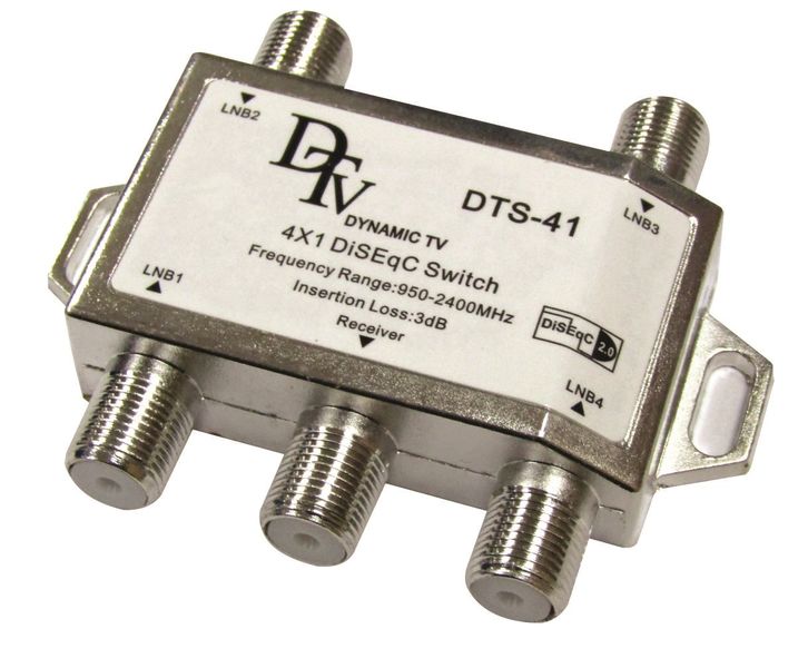 DTV Dynamic TV 4 Way Splitter ( DTS-41 )