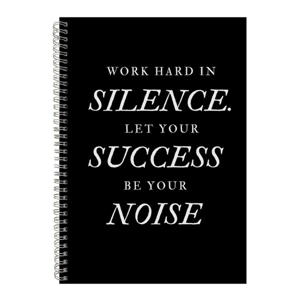 Noise A4 Notebook Spiral Lined Motivational Saying Graphic Notepad Gift 204